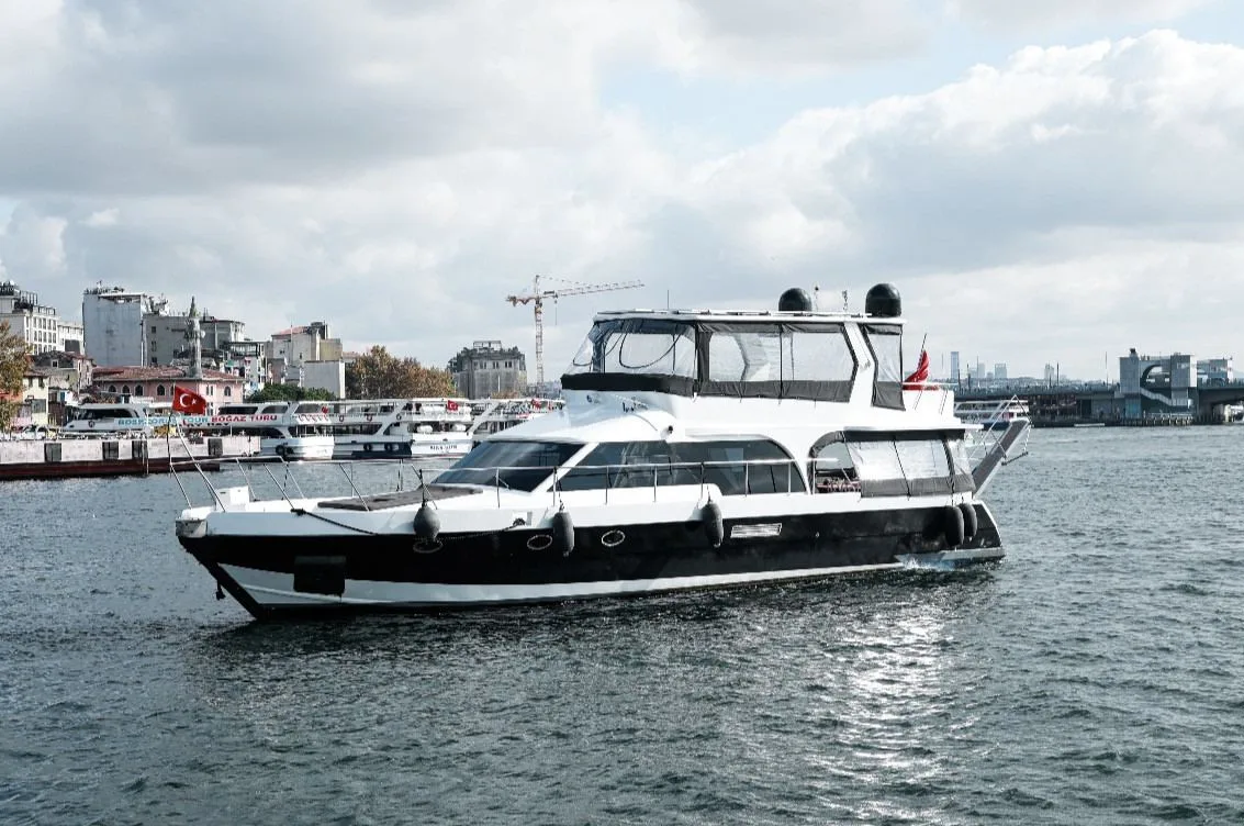 Exclusive Bosphorus Escape Aboard 69ft Custom Yacht – Tailored Private Charter Turkeyachts yacht rental in Istanbul
