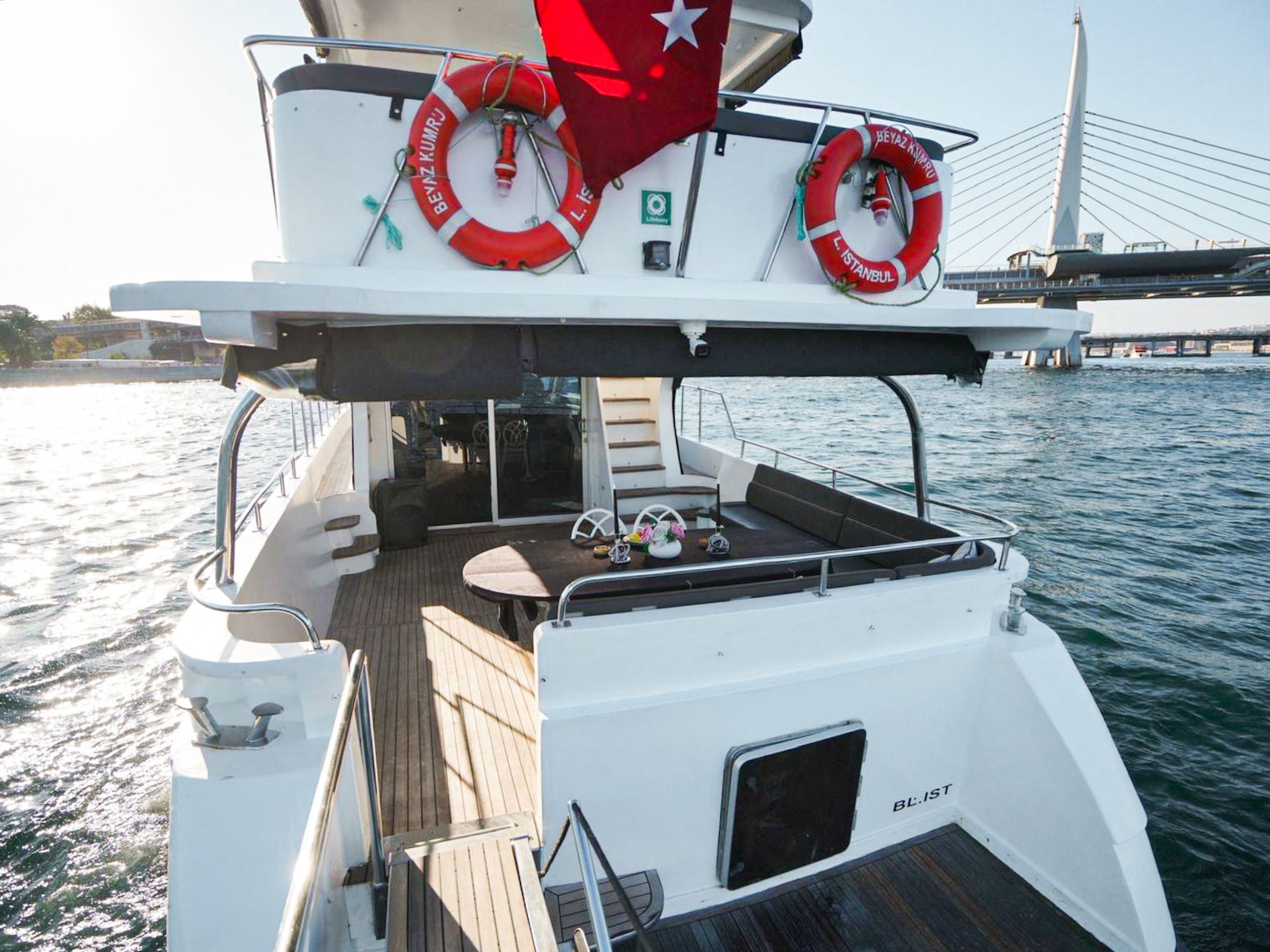 Exclusive Bosphorus Escape Aboard 69ft Custom Yacht – Tailored Private Charter Turkeyachts — 5