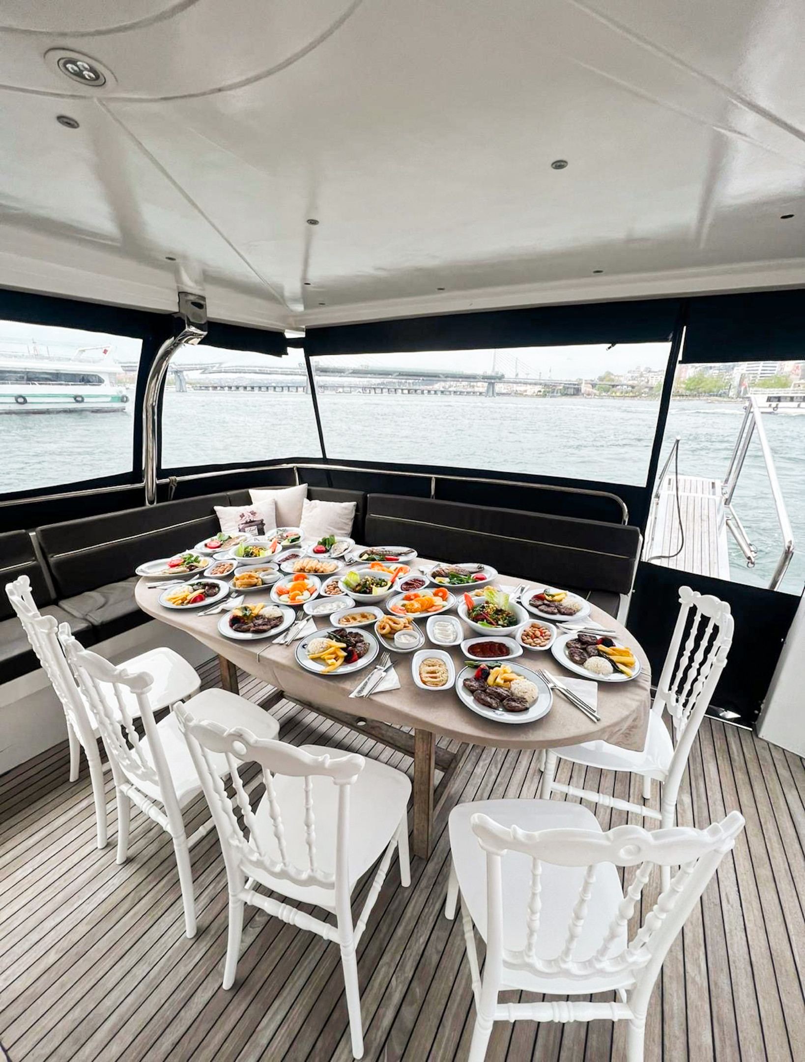 Exclusive Bosphorus Escape Aboard 69ft Custom Yacht – Tailored Private Charter Turkeyachts — 6
